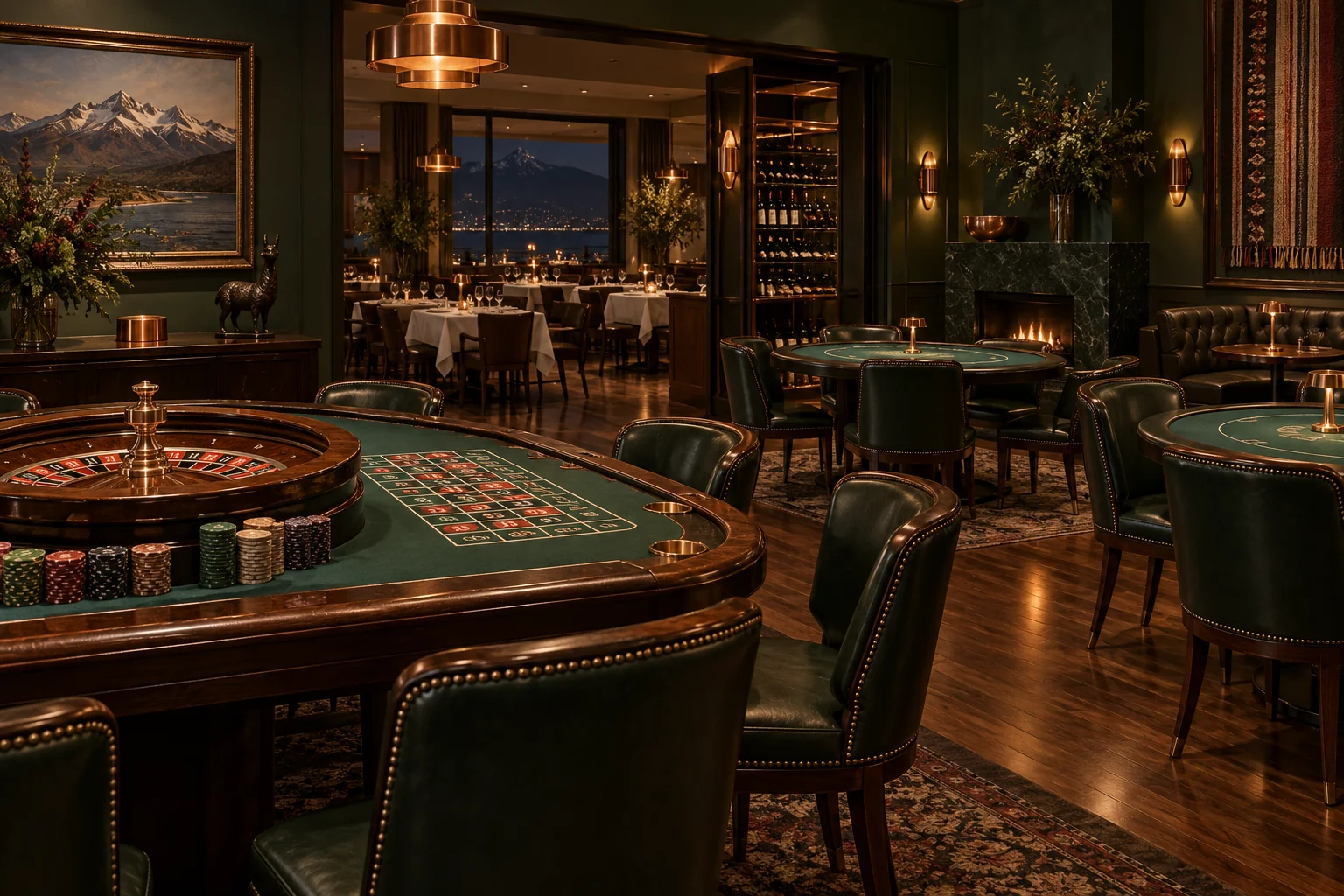 Mesas del casino presencial